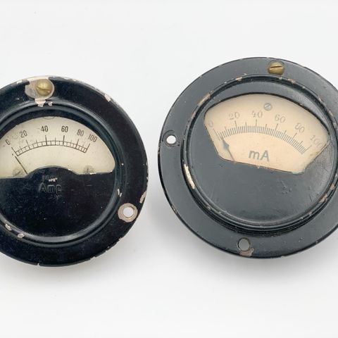 Eldre amperemeter, ammeter