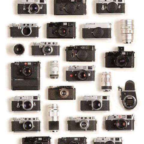Leica kamera og obektiver kjøpes.