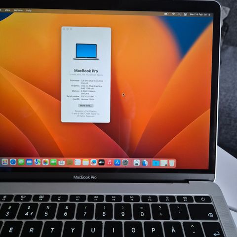 MacBook Pro 2017 128GB