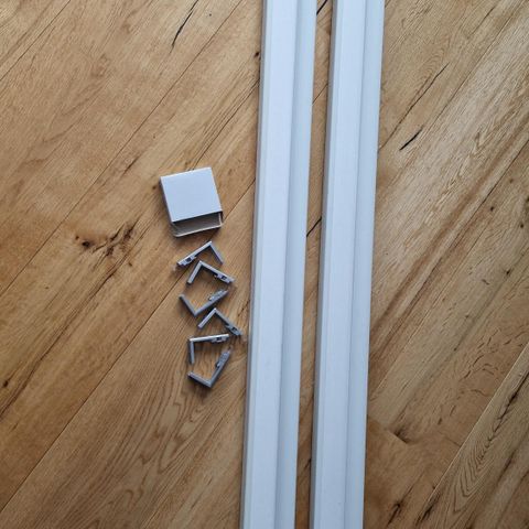 Hoppvals plissegardiner fra IKEA 140cm