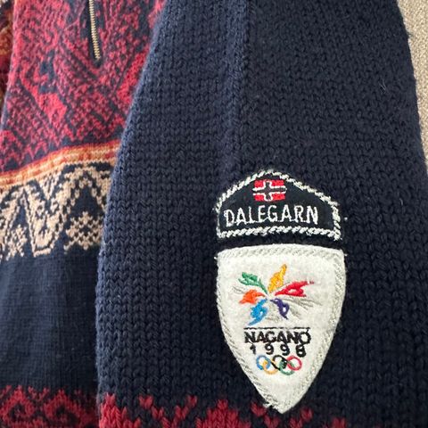 Original Nagano 1998 OL-strikkegenser
