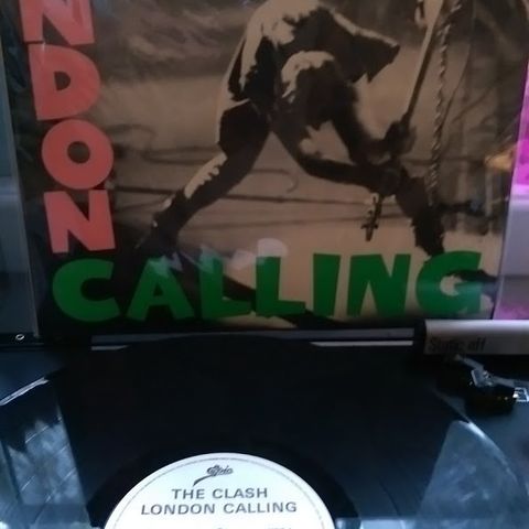 The Clash - "London Calling" promo lp på Epic Records