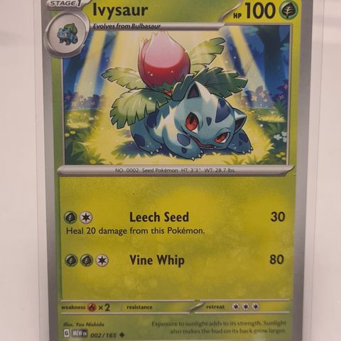 Ivysaur 002/165 Uncommon - Pokemon 151