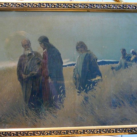 REPRODUKSJON JESUS OG HANS APOSTLER, JOHANNES RAPHAEL WEHLE 1848-1936