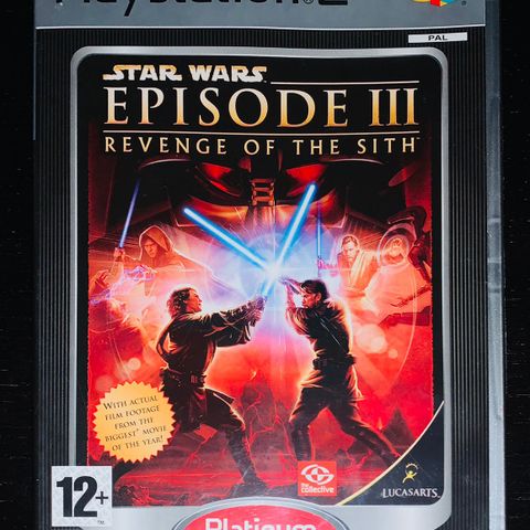 STAR WARS Episode III Revenge Of The Sith Platinum PS2 PlayStation 2