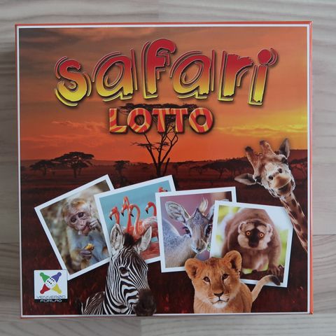 NYTT Safari lotto brettspill (3-5 år)