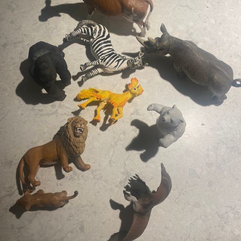 Plastdyr fra Schleich