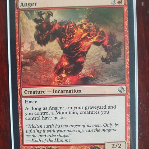 Magic the gathering kort. Anger