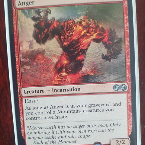Magic the gathering kort. Anger