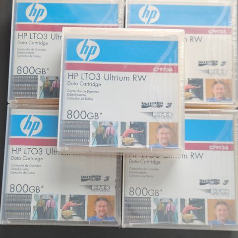HP LTO3 ultrium RW tape lagring 800GB