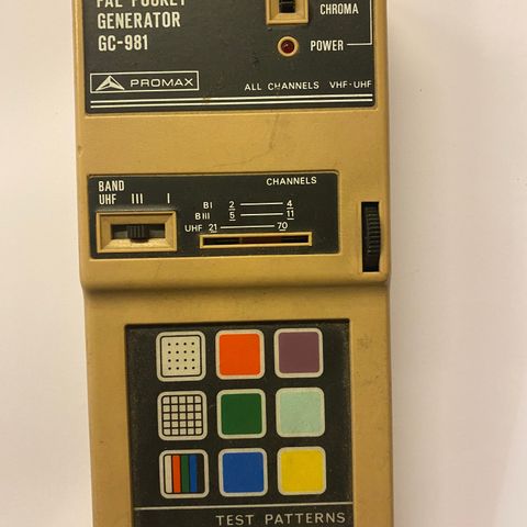 Promax PAL TV Signal Generator