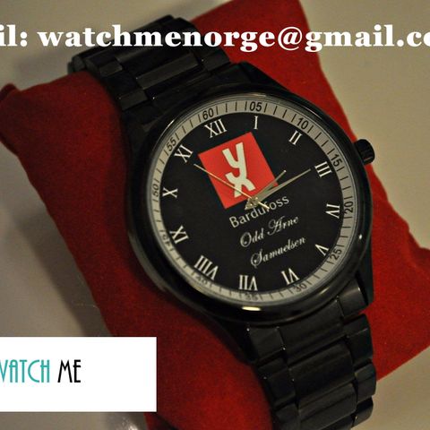 Firma klokker med egen firma logo preget på klokka. fra kr 750.-