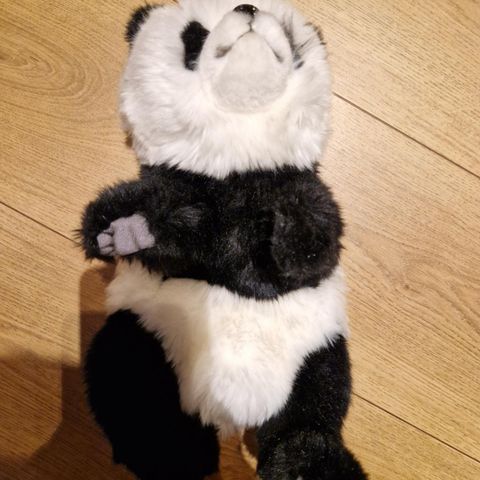 Hånddukke panda fra Hansa