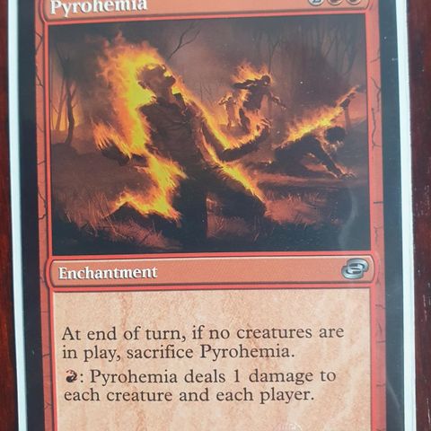 Magic the gathering kort. Pyrohemia