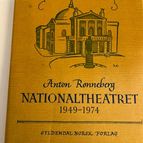 NATIONALTHEATRET , 1949 -1974, Anton Rønneberg, Gyldendal norsk forlag