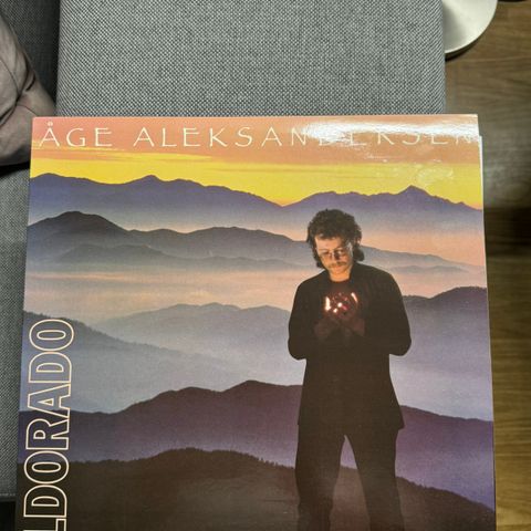 Åge Aleksandersen  "Eldorado" LP fra 1986.