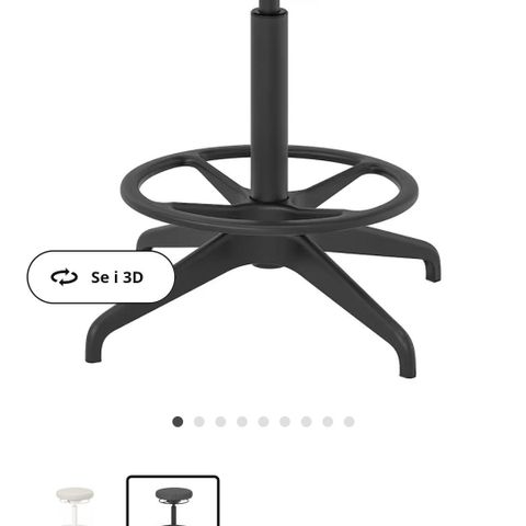 3 stk. LIDKULLEN stoler fra Ikea