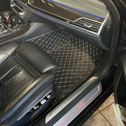 Heldekkende gulvmatter komplett til BMW