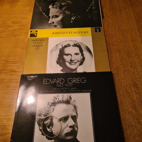 LP er med Kirsten Flagstad, Edvard Grieg og Ivan Rebroff