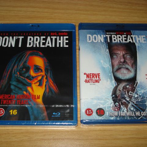 Don't Breathe 1 og 2