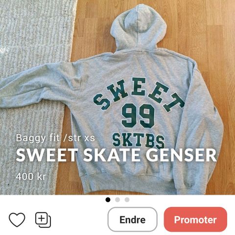 Skate genser