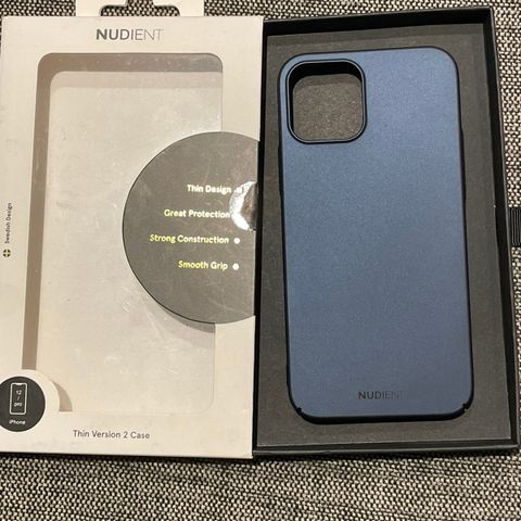 nudient 12 pro thin v2 blue case