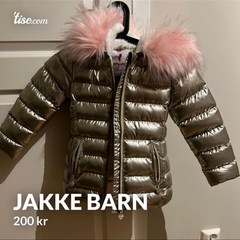 Jakke til barn