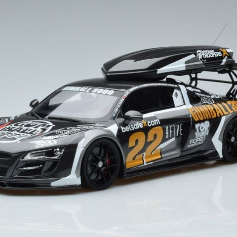 Audi R8 Body Kit Black - Gumball  3000 (2012) GT-Spirit Limited Edition - 1:18