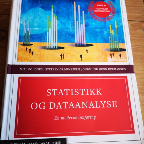 Statistikk og dataanalyse bok