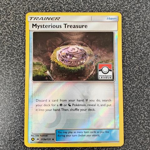 Mysterious Treasure 113a/131 - Reverse Holo Pokémon League Promo