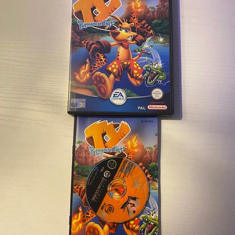 TY Tasmanian Tiger GameCube Nintendo-spill