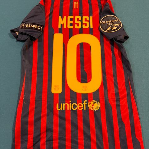 Barcelona 2011/12 Hjemmedrakt Messi CL (S)