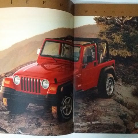 Jeep WRANGLER -brosjyre. ( NORSK )