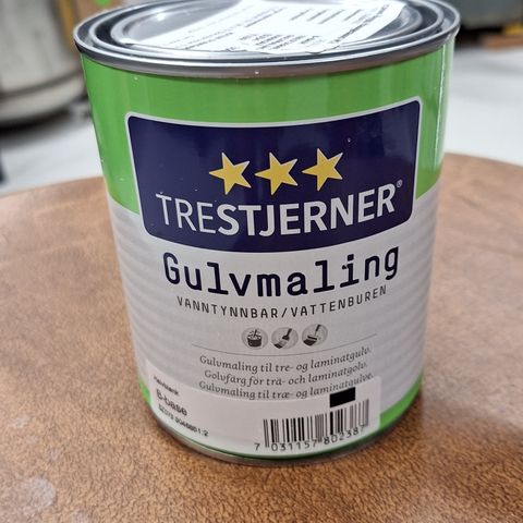 Gulvmaling "Trestjerner", "Varmgrå" fra Jotun