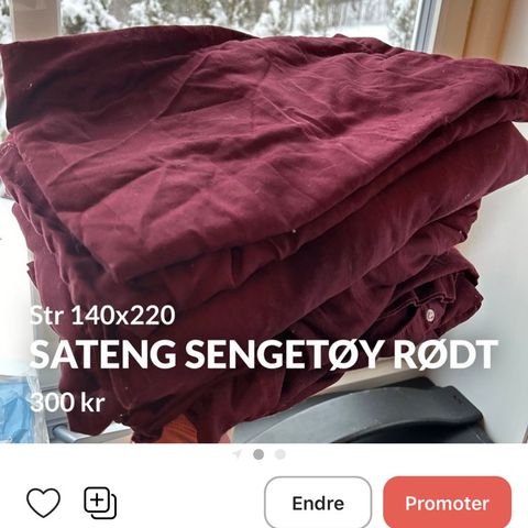 sateng sengetøy fra kid