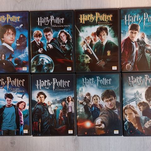 DVD Filmserier-Harry Potter. Selges samlet!
