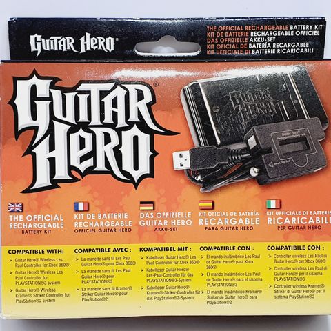 Guitar Hero | Batterikit / Rechargeable Battery Kit