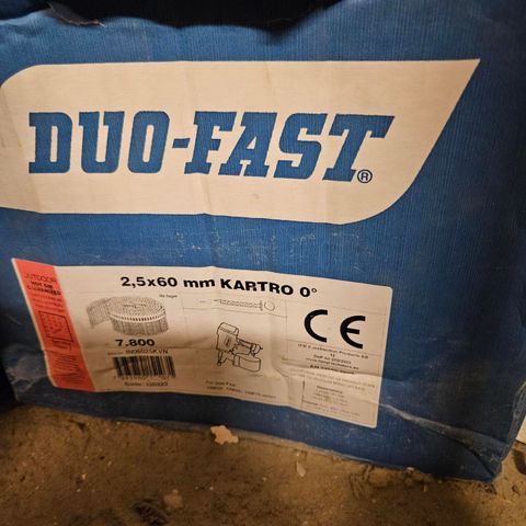 Duo fast maskinspiker