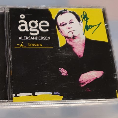 Åge Aleksandersen - Linedans - CD - Signert