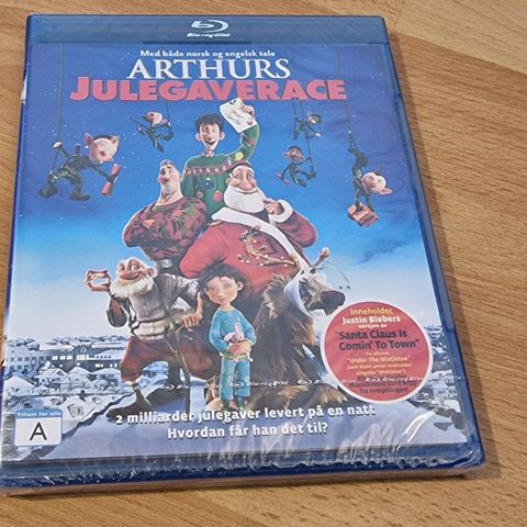 Arthurs julegaverace på Blu-ray selges