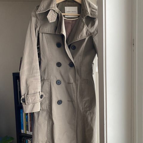 Frakk Kaki Zara- Trenchcoat