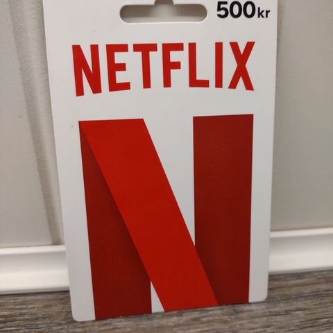 Netflix Gavekort 500,-