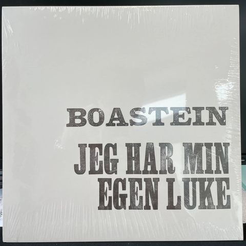 LP: Boastein - Jeg Har Min Egen Luke