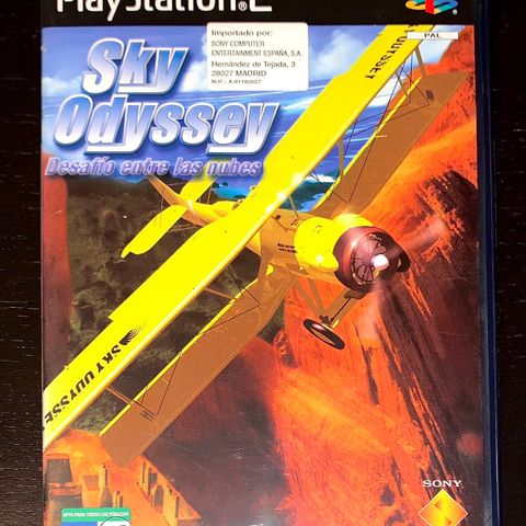 SKY ODYSSEY PS2 PlayStation 2 PAL