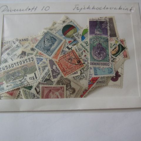 Lot diverse frimerker  Tsjekkoslovakia