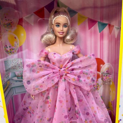 Barbie birthday wishes limited edition barbie dukke rosa