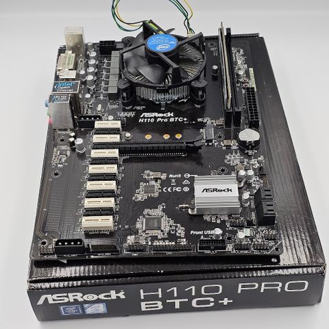 H110 Pro (m/ cpu og ram) BTC+ ASRock