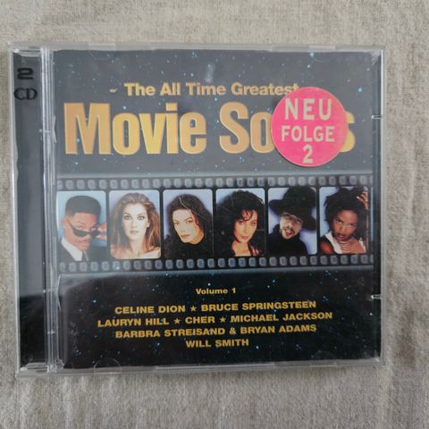 CD The all time greatest movie songs 2 cd