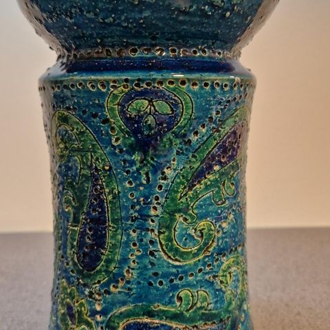 Bitossi Aldo Londi Rimini Blu vase