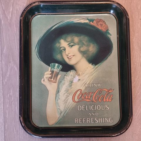 Coca-Cola serveringsbrett fra 70-tallet
